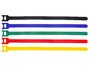 Picture of 12 Inch Multi-colored Hook and Loop Tie Wraps - 50 Pack - 1 of 4