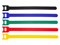 Picture of 8 Inch Multi-colored Hook and Loop Tie Wraps - 50 Pack - 1 of 4