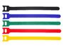 Picture of 8 Inch Multi-colored Hook and Loop Tie Wraps - 50 Pack - 1 of 4