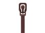 Picture of RETYZ EveryTie 8 Inch Brown Releasable Tie - 50 Pack - 1 of 6
