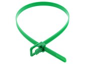 Picture of RETYZ WorkTie 14 Inch Green Releasable Tie - 50 Pack