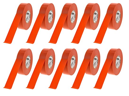 Picture of 10 Pack Special - Orange Electrical Tape 3/4 Inch x 66 Feet
