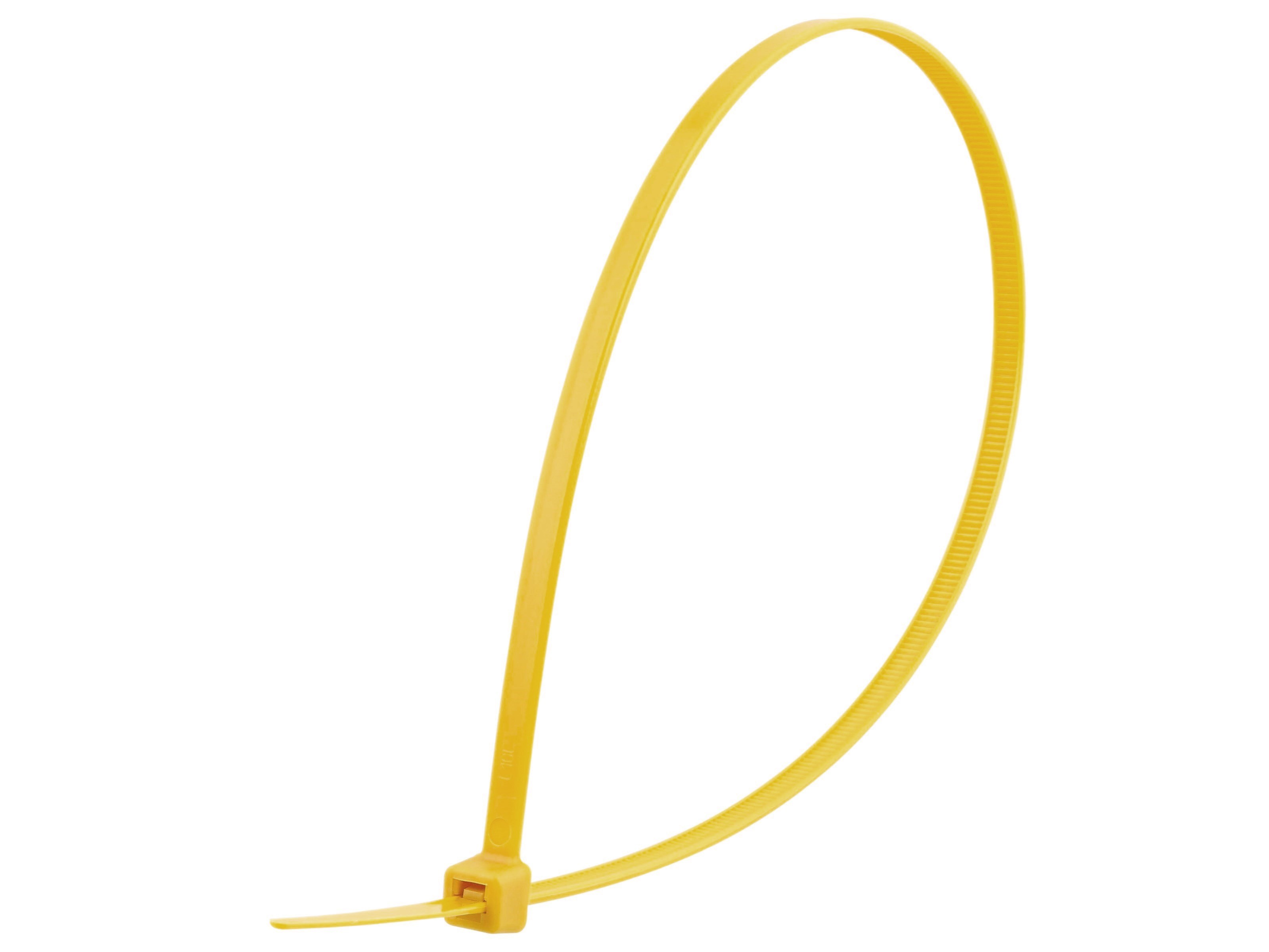 1000 1,000 Nylon Zip Ties Cable/Wire Lot 5.8" Yellow closeout sale 