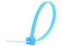 4 Inch Fluorescent Blue Miniature Cable Tie - 0 of 5
