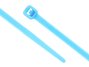 Fluorescent Blue Miniature Cable Tie - 1 of 5