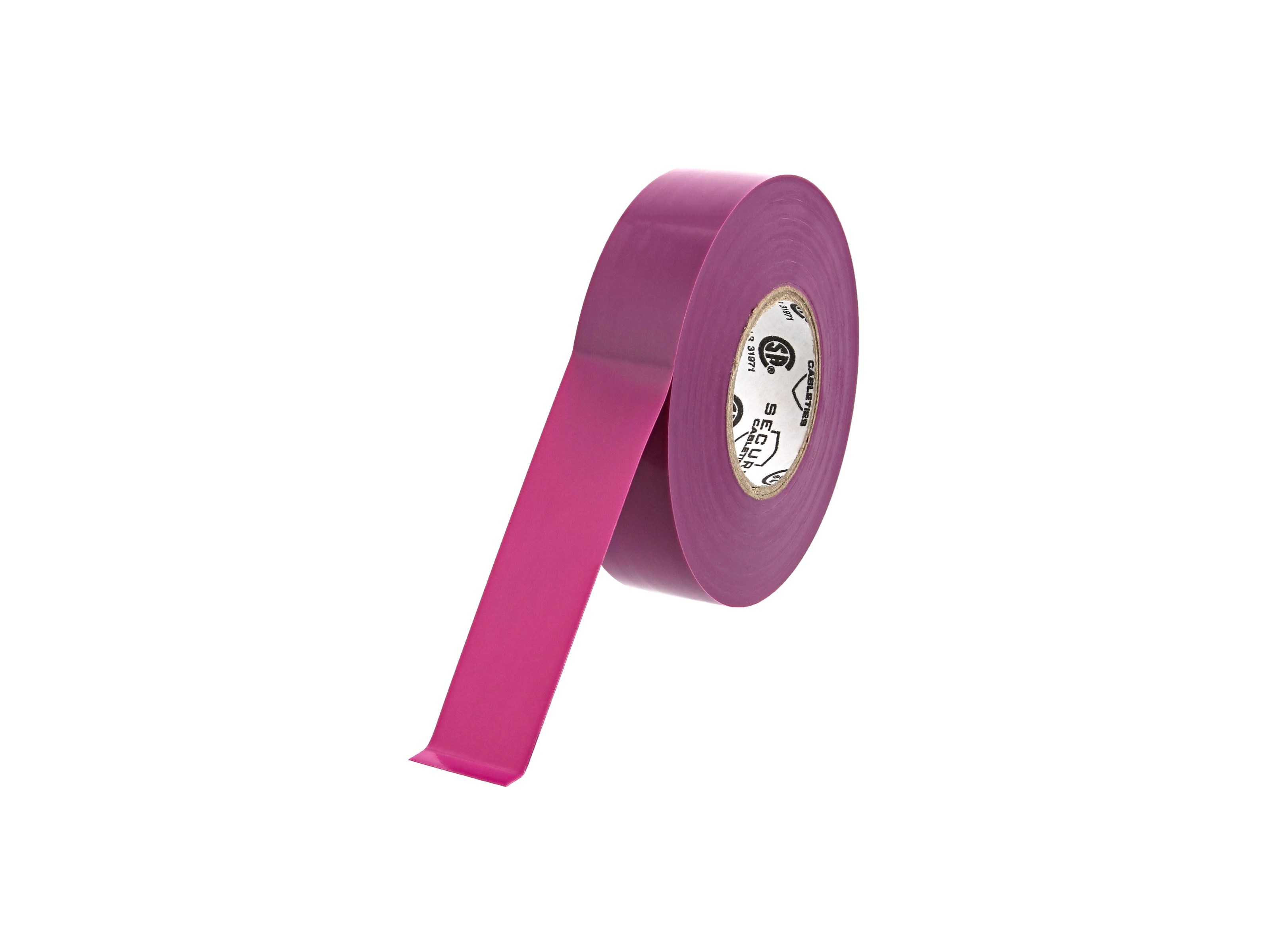 Purple Electrical Tape 3/4 inch x 66 Feet (5 Pack)