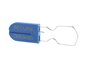 Picture of Blue Plastic Padlock Security Seal with Large Metal Wire Ring - 100 Pack - 1 of 4