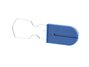 Picture of Blue Plastic Padlock Security Seal with Large Metal Wire Ring - 100 Pack - 3 of 4