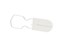 Picture of White Plastic Padlock Security Seal with Large Metal Wire Ring - 100 Pack - 3 of 4
