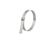 Picture of 12 Inch Extra Wide 316 Stainless Steel Cable Tie - 100 Pack