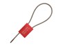 Picture of 12 Inch Red Pull Tight Stainless Steel Cable Seal with 3.5mm wire - 50 Pack - 0 of 2