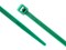 Picture of 6 Inch Green Miniature Nylon Cable Tie - 100 Pack - 1 of 5