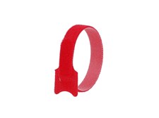 Picture of 8 Inch Red Hook and Loop Tie Wrap - 50 Pack