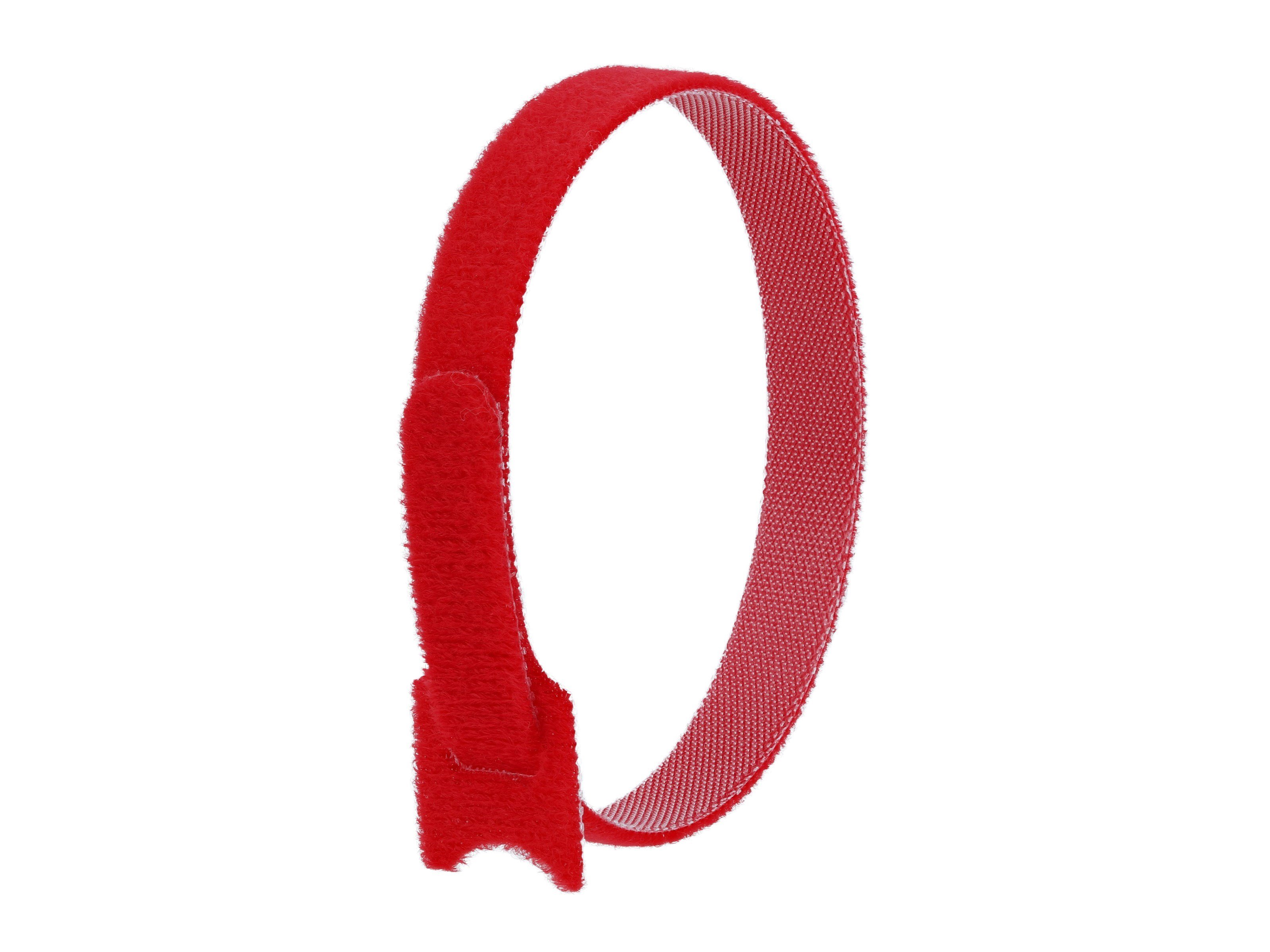 12 Inch Red Reuseable Tie Wrap - 50 Pack - Secure™ Cable Ties