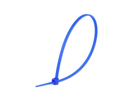 Picture of 8 Inch Blue Miniature Cable Tie - 100 Pack