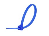 Picture of 4 Inch Blue Miniature Cable Tie - 100 Pack