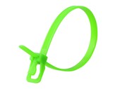 Picture of RETYZ EveryTie 14 Inch Fluorescent Green Releasable Tie -100 Pack
