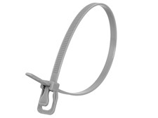 Picture of EveryTie 14 Inch Gray Releasable Tie -100 Pack