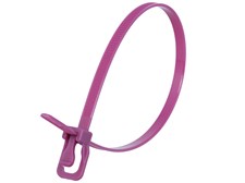 Picture of EveryTie 14 Inch Purple Releasable Tie -100 Pack