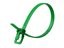 Picture of EveryTie 6 Inch Green Releasable Tie - 100 Pack