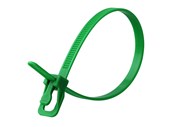 Picture of RETYZ EveryTie 8 Inch Green Releasable Tie - 100 Pack