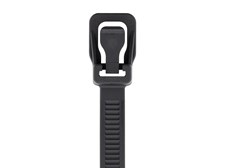 Picture of ProTie 32 Inch Black Releasable Tie - 10 Pack