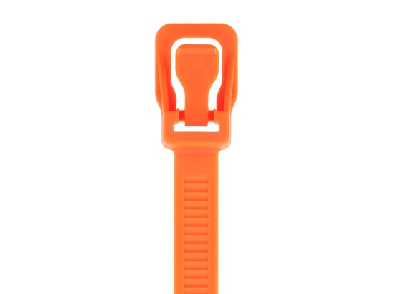 Picture of ProTie 32 Inch Fluorescent Orange Releasable Tie - 10 Pack