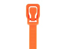 Picture of ProTie 32 Inch Fluorescent Orange Releasable Tie - 50 Pack