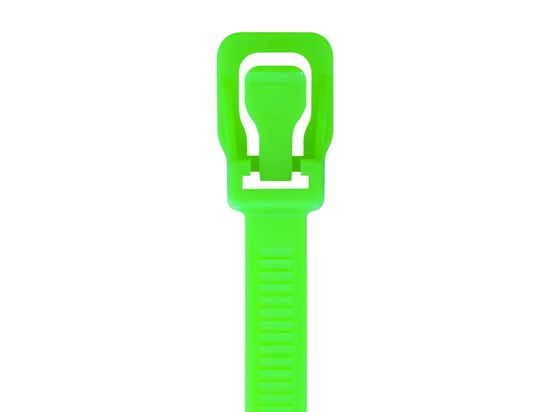 Picture of RETYZ ProTie 36 Inch Fluorescent Green Releasable Tie - 10 Pack