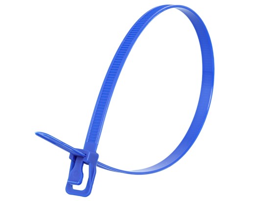 Picture of WorkTie 14 Inch Blue Releasable Tie - 100 Pack