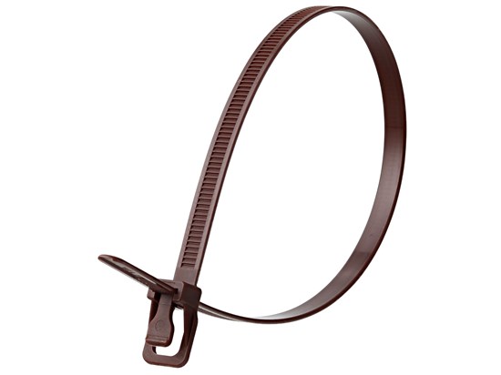 Picture of WorkTie 14 Inch Brown Releasable Tie - 20 Pack