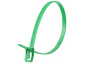 Picture of RETYZ WorkTie 14 Inch Green Releasable Tie - 100 Pack