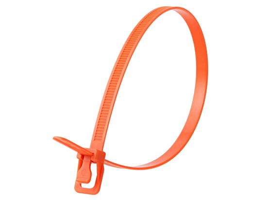 Picture of WorkTie 14 Inch Orange Releasable Tie - 20 Pack