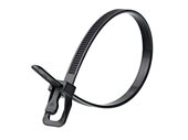 Picture of 12 Inch Heat Stabilized Releasable/Reusable Cable Tie - 20 Pack