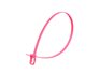 Picture of 14 Inch Fluorescent Pink Releasable/Reusable Cable Tie -100 Pack - 0 of 5