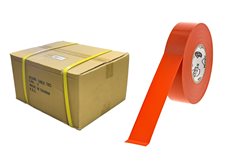 Picture of Full Case of Orange Electrical Tape 3/4 Inch x 66 Feet - 200 Rolls