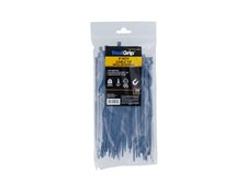 Picture of 8 Inch Blue Metal Detectable Standard Cable Tie - 100 Pack